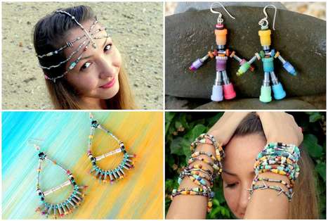Eco Adornments Recycled From Rubbish | 1001 Recycling Ideas ! | Scoop.it