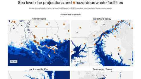 Rising sea levels threaten hazardous waste facilities along U.S. coast - AXIOS | Agents of Behemoth | Scoop.it