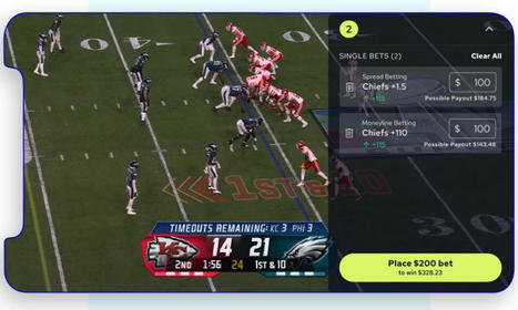 FanDuel utilisera la solution BetVision de Genius Sports dans les flux NFL | 6 - Innovations technologiques | Scoop.it