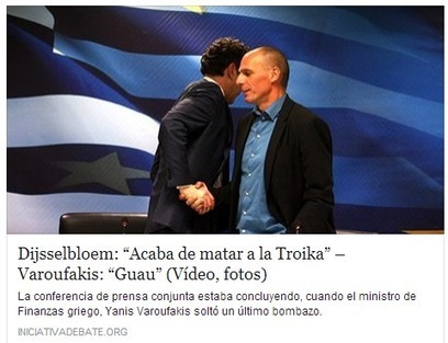 Ministro holandés al griego al despedirse “Acaba de matar a la Troika” VIDEO FOTOS | PIENSA en VERDE | Scoop.it