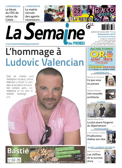 Hommage à Ludovic Valencian dans La Semaine des Pyrénées | Vallées d'Aure & Louron - Pyrénées | Scoop.it