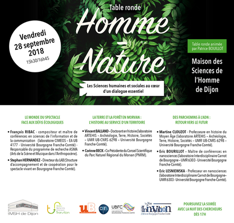 Les sciences humaines et sociales au coeur d'un dialogue essentiel - MSH Dijon - Université de Bourgogne | Biodiversité | Scoop.it