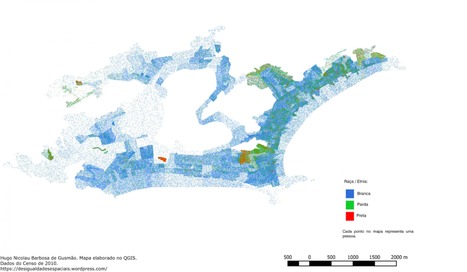A Brazilian student mapped out Rio's racial segregation at the beach. Can you say "white folks only?" | Cultural Geography | Scoop.it