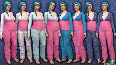 Maternity Flamingo Tops and Pants << SNW - SimsNetwork.com | Les Sims | Scoop.it
