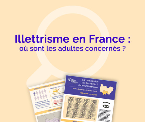 Illettrisme en France : o&ugrave; sont les adultes concern&eacute;s ?/ ANLCI [fiches d&eacute;partementales] | Comp&eacute;tences de base, FLE, illettrisme, inclusion num&eacute;rique... | Scoop.it