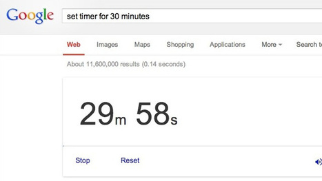 Google's Timer Returns | iGeneration - 21st Century Education (Pedagogy & Digital Innovation) | Scoop.it