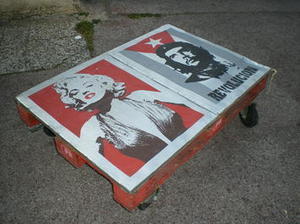 TABLE BASSE Marilyn & Che | Pas à Pas DIY | Le coin des bricoleurs | Best of coin des bricoleurs | Scoop.it