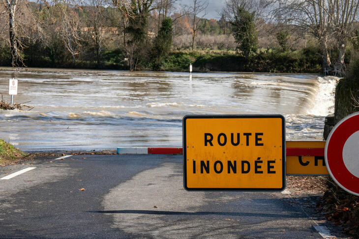 Crues, feux, éboulements... les routes face au changement climatique