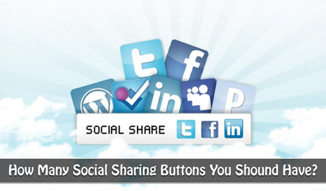 How Many Social Sharing Buttons You Should Have? | Social Media Resources & e-learning | Scoop.it