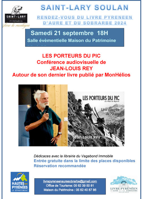 JEP 2024 : Conférence sur les porteurs du Pic du Midi de Bigorre à Saint-Lary le 21 septembre | Vallées d'Aure & Louron - Pyrénées | Scoop.it