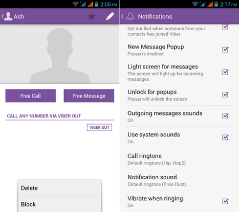 Viber 4.2 for Android gets number blocking, customized sounds and ... | Boite à outils blog | Scoop.it