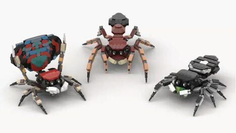 Jumping Spiders devient le deuxième projet de la deuxième "LEGO Ideas" avec trois modèles d'araignées sauteuses | Variétés entomologiques | Scoop.it