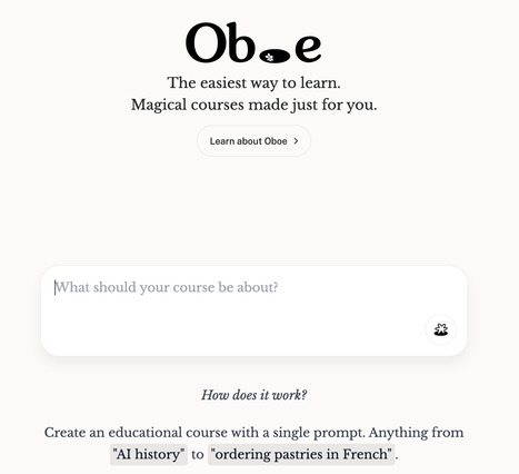 Oboe - Course Creator  | Digital Delights for Learners | Scoop.it