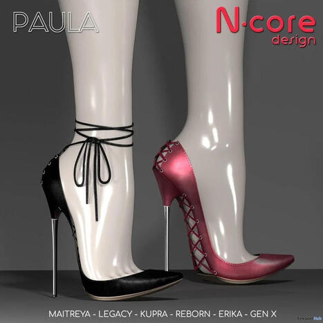 Paula Heels July 2026 Group Gift by N-Core design | Teleport Hub - Second Life Freebies | Second Life Freebies | Scoop.it