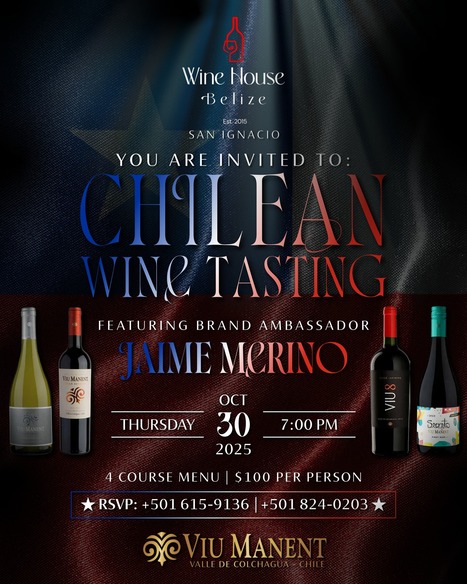 Chilean Wine Tasting @ Wine House | Cayo Scoop!  The Ecology of Cayo Culture | Scoop.it