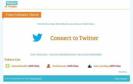 Status People, descubre si tus seguidores en Twitter son reales o falsos | Utilización de Twitter la Educación | Scoop.it