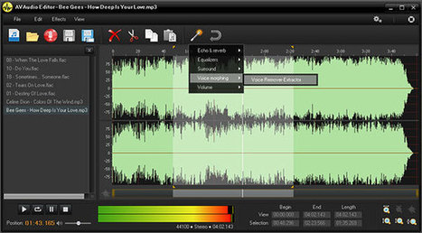 AV Audio Editor - Un editeur audio gratuit et très très simple d'utilisation | DIGITAL LEARNING | Scoop.it