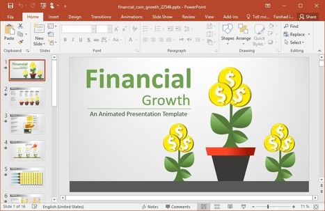 Animated Financial Growth PowerPoint Template | PowerPoint presentations and PPT templates | Scoop.it