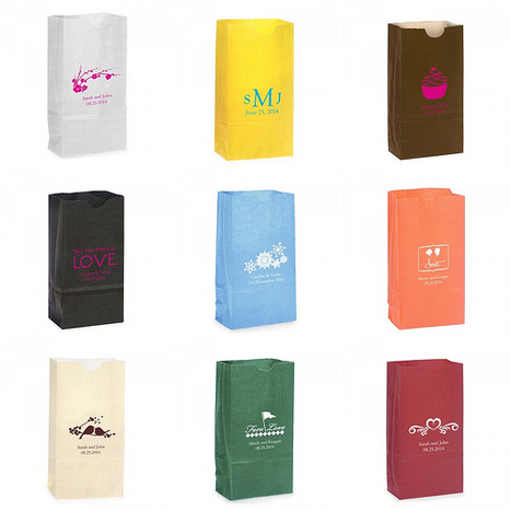 Personalized Goodie Bags To Brighten Your Candy Buffet | Candy Buffet Weddings, Favors, Events, Food Station Buffets and Tea Parties | Scoop.it