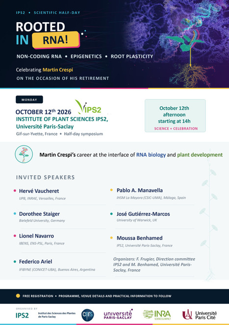 &laquo; Rooted in RNA &raquo; &ndash; 12 octobre 2026 &agrave; l'IPS2 | Life Sciences Universit&eacute; Paris-Saclay | Scoop.it