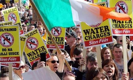 Tienduizenden Ieren betogen tegen bezuinigingen & waterbelasting | Anders en beter | Scoop.it