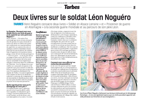 Henri Nogu&eacute;ro de Cad&eacute;ac-les-Bains publie aux &eacute;ditions L'Harmattan deux livres sur la seconde guerre mondiale | Vall&eacute;es d'Aure & Louron - Pyr&eacute;n&eacute;es | Scoop.it