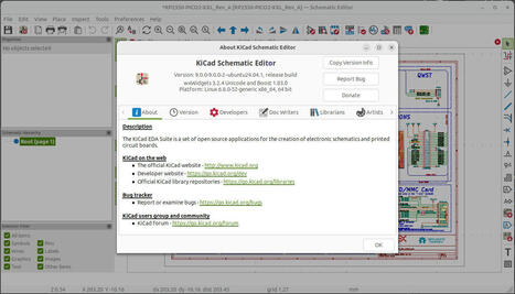 KiCad 9 released with support for embedded files, tables in schematics, custom ERC/DRC errors, mouse scroll wheel actions, and more - CNX Software | Embedded Systems News | Scoop.it