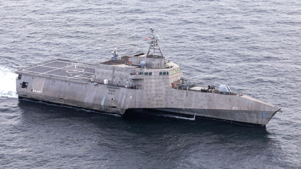 U.S. Navy Minesweepers Stationed In Middle East...