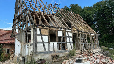 Une maison alsacienne sauvée de la démolition : "la maison est repartie pour encore deux ou trois siècles" - ici | Alsace Actu | Scoop.it