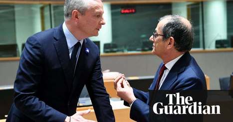 Eurozone ministers line up behind EU in Italy budget dispute | Business | The Guardian | International Economics: IB Economics | Scoop.it