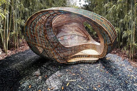UNStudio creates woven 'ellipsicoon' pavilion for revolution precrafted | a3 _ research | Scoop.it