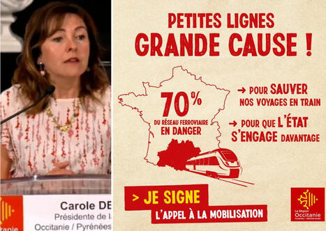 Transport ferroviaire : Carole Delga appelle à "révolutionner" le financement du rail pour sauver les petites lignes | Regards croisés sur la transition écologique | Scoop.it