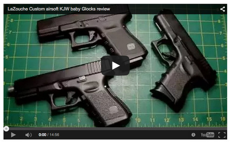 LaZouche Custom airsoft KJW baby Glocks review - LaZouche Custom Shop on YouTube | Thumpy's 3D House of Airsoft™ @ Scoop.it | Scoop.it