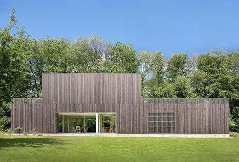 [inspiration] Une résille de bois pour cette maison en région parisienne | Build Green, pour un habitat écologique | Scoop.it