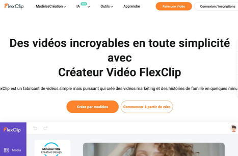 Créez des vidéos pédagogiques de qualité facilment avec Flexclip | Les outils du Web 2.0 | Scoop.it