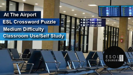 Air Travel - Medium Difficulty Online Crossword Puzzle | English Word Power | Scoop.it