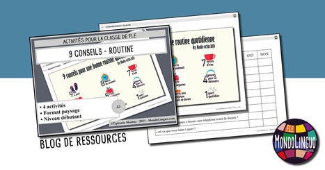 9 conseils - Routine | FLE enfants | Scoop.it
