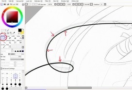 Vector Layers in Paint Tool SAI ~ Draw Central | Drawing and Painting Tutorials | Scoop.it