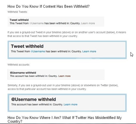 Twitter va censurer | Social Media and its influence | Scoop.it