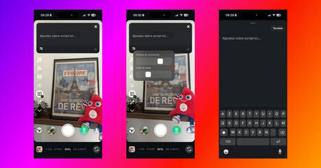 Instagram int&egrave;gre un prompteur pour les Reels&nbsp;: comment &ccedil;a marche | R&eacute;seaux sociaux | Scoop.it