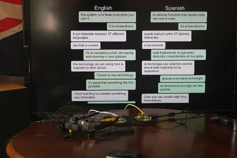 Glasses provide subtitles for foreign language conversations | @KurzweilAI | La "Réalité Augmentée" (Augmented Reality [AR]) | Scoop.it