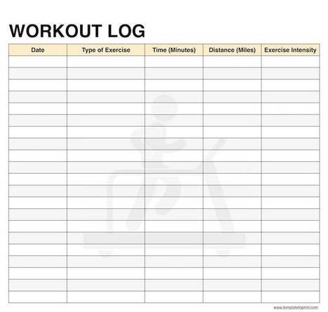 Workout Log Book Template from img.scoop.it