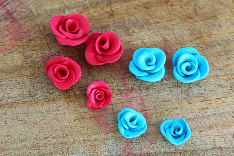 Orecchini rose in pasta polimerica | Orecchini Fai da Te: i migliori tutorial | Scoop.it