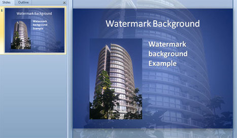 Agregar una marca de agua como fondo de diapositivas PowerPoint | plantillas-powerpoint.com | Presentaciones PowerPoint | Scoop.it