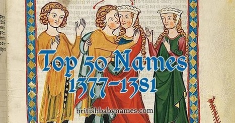 The Top 50 Names in England 1377-1381 | Name News | Scoop.it
