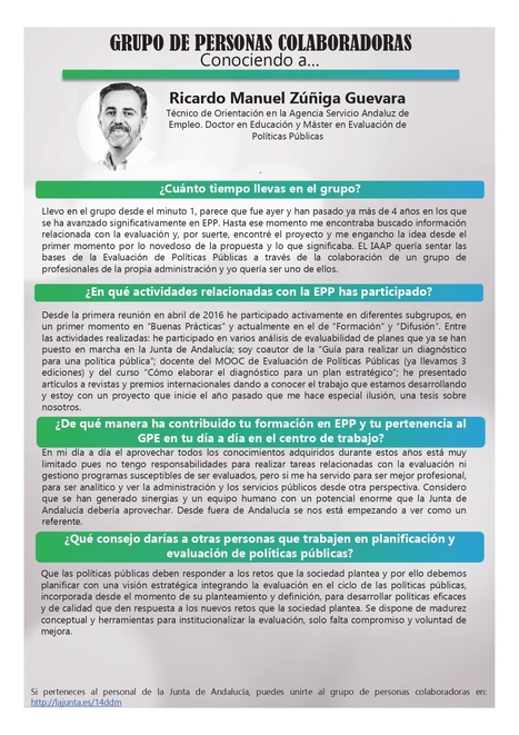 El Grupo de Personas Colaboradoras de la Junta de Andalucía para la Evaluación de Políticas Públicas (XXVI) | Evaluación de Políticas Públicas - Actualidad y noticias | Scoop.it