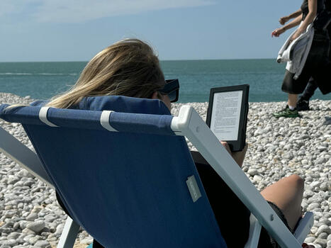 À la plage, un livre suffit pour avoir l'air sexy (sans en avoir lu une page) | Veille pour les concours des bibliothèques | Scoop.it
