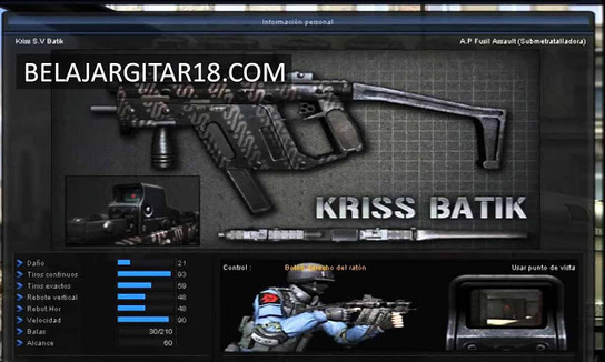 5 Title Kriss Batik Tersakit di Game Point Blan