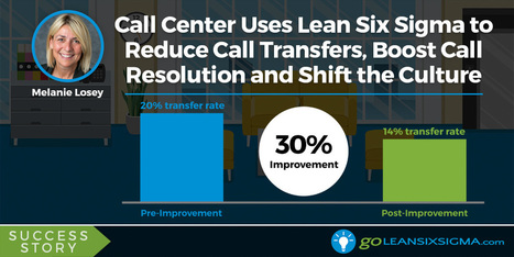 Lean Six Sigma Success Story: Reduce Call Transfers and Improve Resolution | Retain Top Talent | Scoop.it