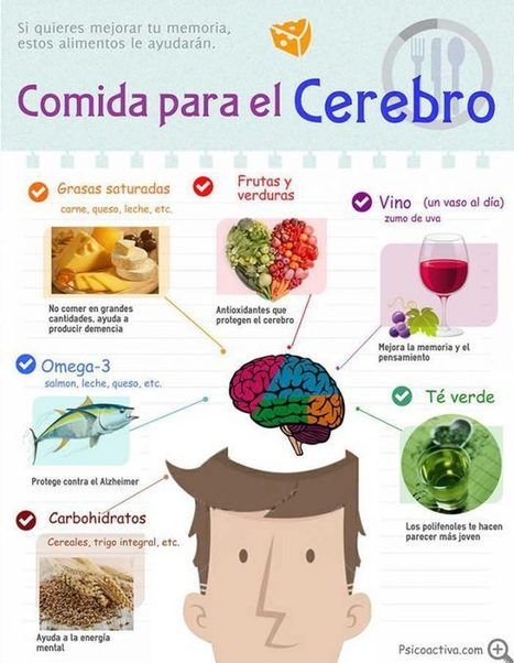 Comida para el cerebro | NeuroPsicoEducación al Día | Scoop.it